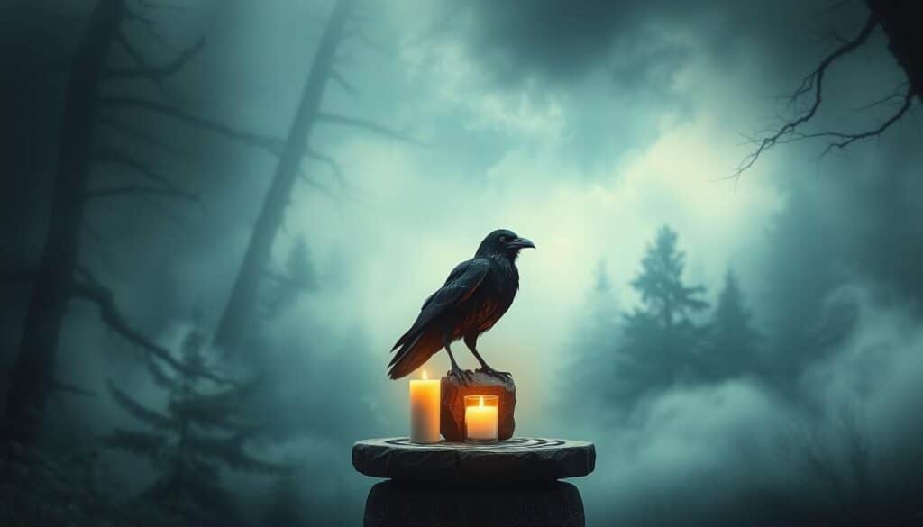 Die schwarze Vogel spirituelle Bedeutung - Symbolik - Mentaler Fokus