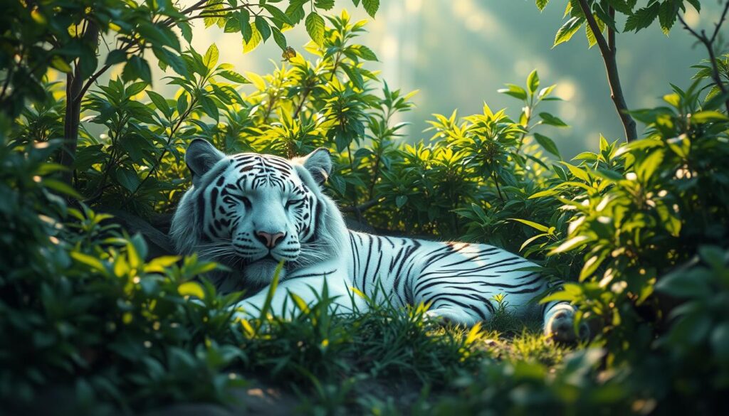 Von einem weißen Tiger träumen - Traumdeutung - Mentaler Fokus